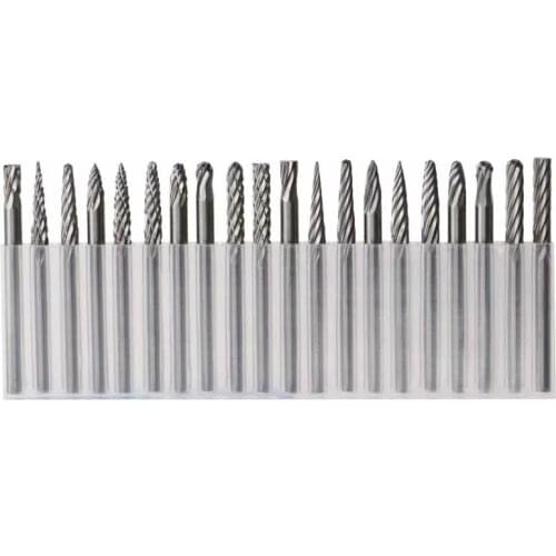 20 Pcs Tungsten Steel Grinding Head Dremel Accessories Needle Tip Grinding Alloy Dremel Accessories For Rotary Tools