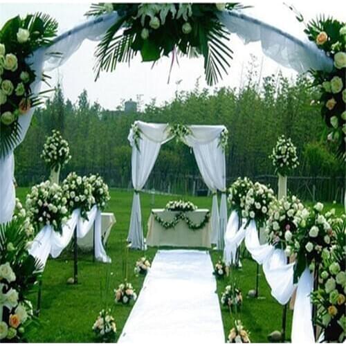 3MX3MX3M Sequins Beads celling Wedding Square Canopy Drape curtain with telescopic rods Piping frame sets for Wedding stage Prop