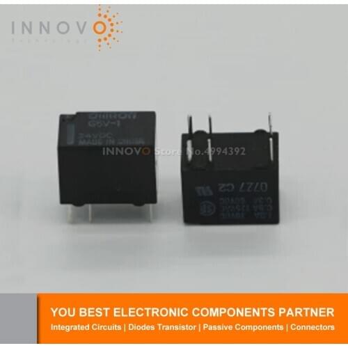 5pcs/lot G5V-1-24VDC Relay Free shipping New original