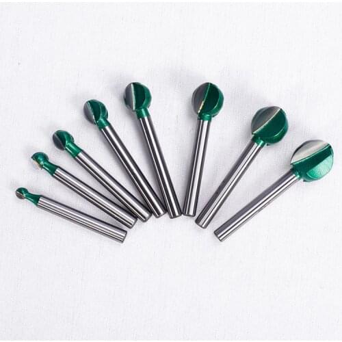 8pcs carvings wood pill / ball shape knife chisel / ball milling cutter / carving tools