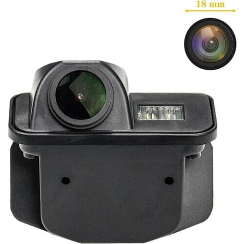 Misayaee HD 1280x720P Car Rear View Camera Plate Light for Toyota Corolla E12 E13 E14 Previa Urban Cruiser Avensis T25 T27