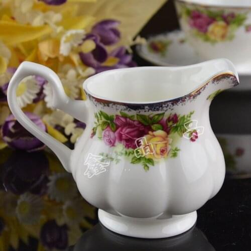British creative Bone China milk pot ceramic European coffee milk storage pot coffee accessories milk cup milk VAT