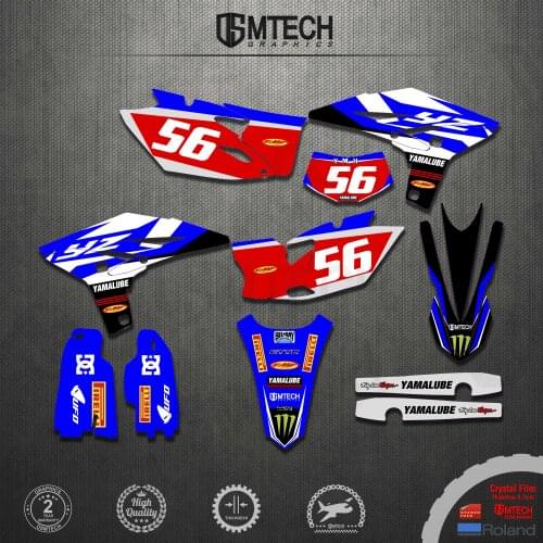 DSMTECH Motocross Graphics DECALS STICKERS kits For YAMAHA WRF450 WR450F 2012 2013 2014 2015 WRF 450 WR 450F