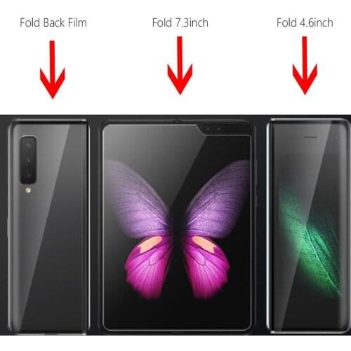3 in 1 Full Cover Hydrogel Film For samsung galaxy Z Fold 2 Front Back Soft Screen Protector For samsung galaxy Fold Nano Film