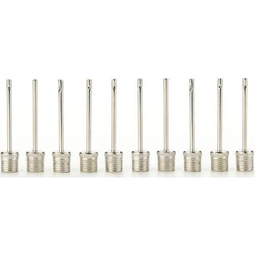Hot 5pc Sport Ball Inflating Pump Needle For Football Basketball Soccer Inflatable Air Valve Adaptor Stainless Steel Pump Pin