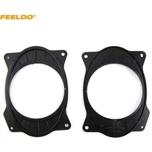 FEELDO 2pcs Car Speaker Mat for Toyota Camry Reiz Corolla 2006-2011 Lexus IS200/IS300 Solid 6*9 To 6.5" Speaker Spacer Ring Pads