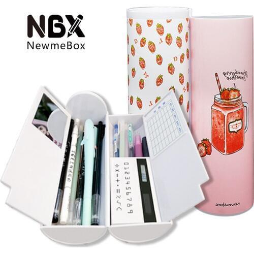 Creative Plastic Stationery Box Multi-function Large Capacity Pencil Case School Supplies