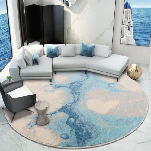 Nordic Round Rug Living Room Big Round Bedroom Computer Rug Round Chair Floor Mat Wardrobe Floor Mat Sofa Floor Mat S