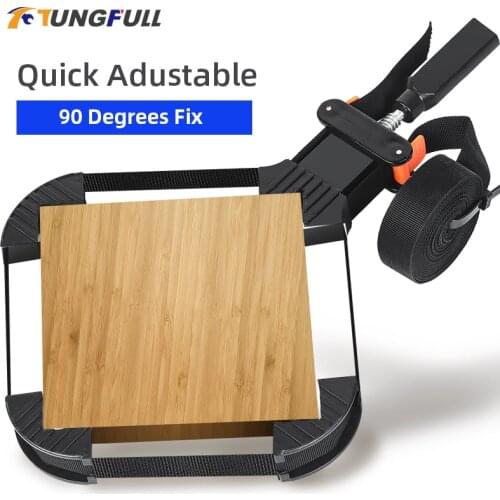 Multi-Function clamps for woodworking tools Belt Clamp Quick Adjustable Band Clamp Angle Clip With 4M Long Belt