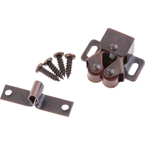 Magnetic Roller Catches Roller Wheel Spring Cabinet Furniture Closet Door Catch