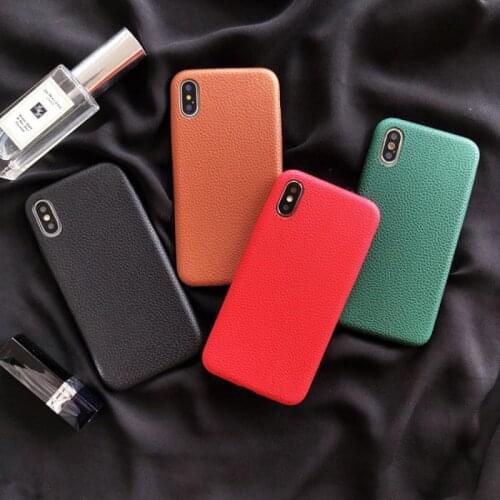 Small stripe leather mobile phone case For iphone 12 Mini 11 SE2020 pro XS MAX X XR 7 8 6 6S plus Pu Leather cover