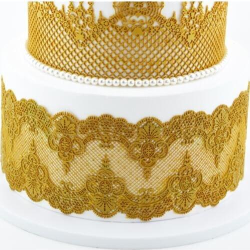 New Flower Lace Shaped Silicone Mold Mould Fondant Cake Decoration Baking Tool