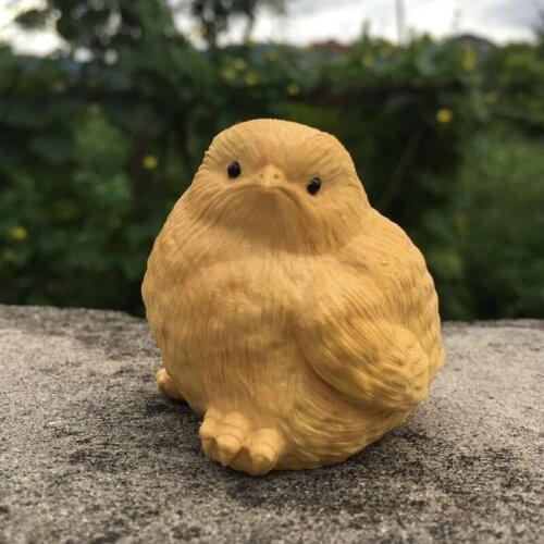 Creative wood carving chicks home decorations crafts engraving animals(A274)