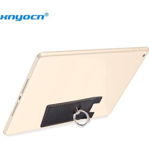 Universal Tablet Stand with card Solt For iPad Phone case Ring Holder Support PU Kickstand Folded hand Strap Stand Accessories
