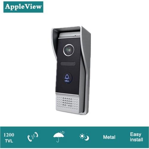 1200TVL HD Video Door Phone Intercom Entry System With Motion Detection Night Vision