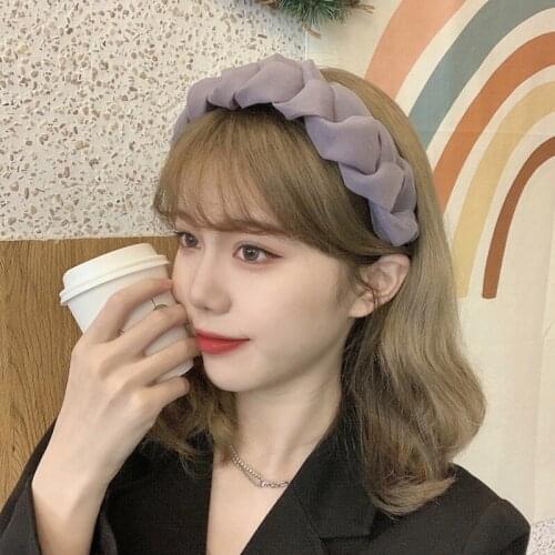 Summer headband temperament simple Korean exquisite headband wild go out sweet net celebrity super fairy hairhoop hairpin