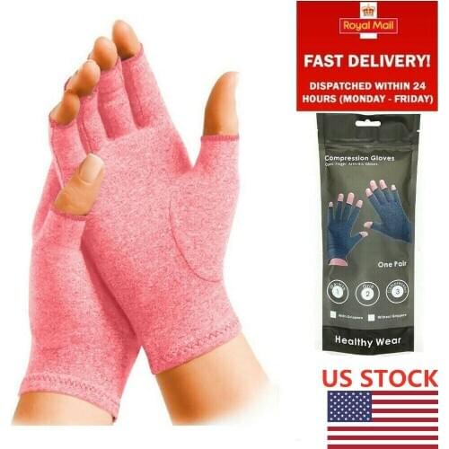 Compression Gloves Hand Joint Support Arthritis Pain Relief Brace 1 Pair Unisex