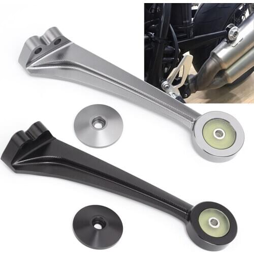 Aluminum CNC Exhaust Muffler Pipe Bracket Mount Holder Muffler Hanger Support For BMW RNineT R9T 14-Up Motorcycle Accessories