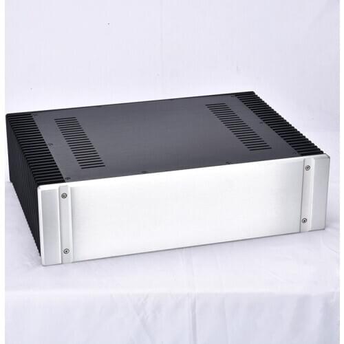 All aluminum amplifier chassis / Preamplifier case / AMP Enclosure / DIY box (430 *120*300mm)