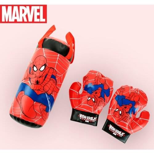 Anime Spiderman Figure Toy Gloves Sandbag Suit Kids Gifts Boxing Spider Man Outdoor Sports Toys For Parent child Interaction