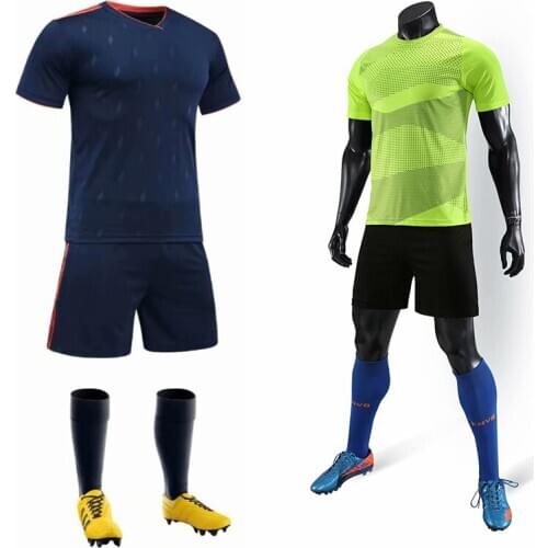Soccer jerseys men sport running cycling football adults kits DIY Custom Red color soccer uniforms suits Training kits 2020 2021