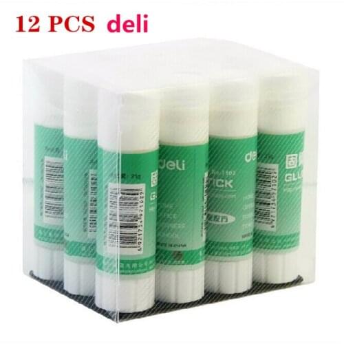 Of Deli Glue Stick 21g Solid Glue / High Quality Rubber Stick / Office / Learning Supplies Upgraded Formula PVA Solid 12 Pieces