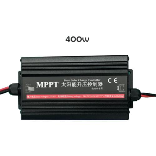 MPPT Boost Solar Charge of Controller 24V / 36V / 48V / 60V / 72V Voltage of Boost Charging Controller of 300W / 400W can be Set