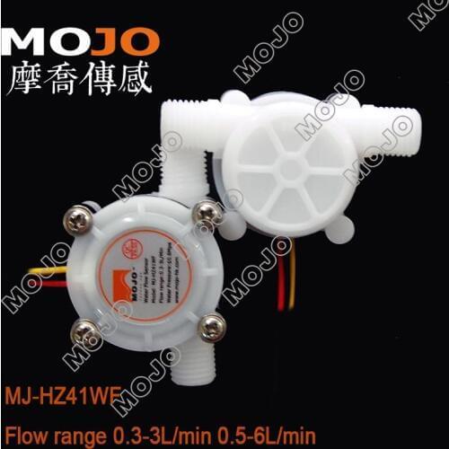MJ-HZ41WF 0.3-3L/min G1/4" Flow Water Pulse Output Meter Flow Sensor 5pcs/lots