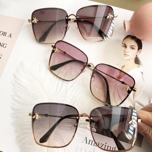 NONOR zonnebril dame Women Sunglasses Fashion Sun Glasses Unique Design Glasses for Female Bee Eyeglasses Driving Outdoor Vendor