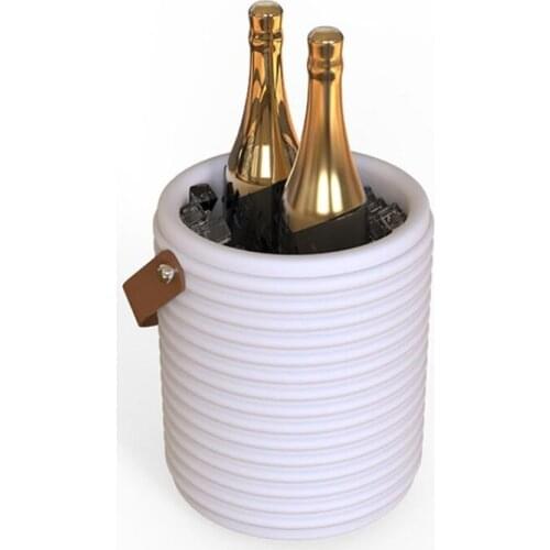 Plastic LED Ice Bucket Bars Nightclubs LED Light Up Champagne Ice Bucket