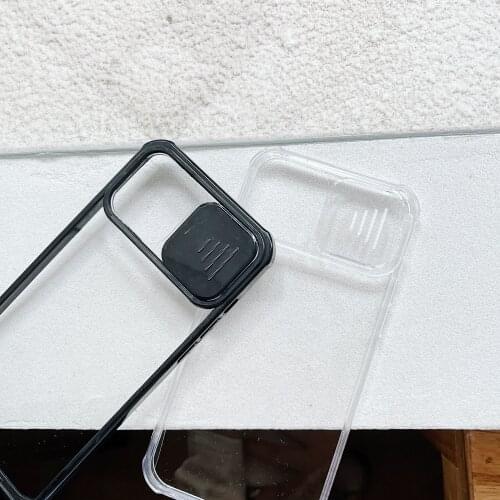 Luxury Lens Protection Clear Case For iPhone 12 Pro Max Mini 11 Pro Max Bumper Transparent Cover For iPhone XR Xs Max Shell