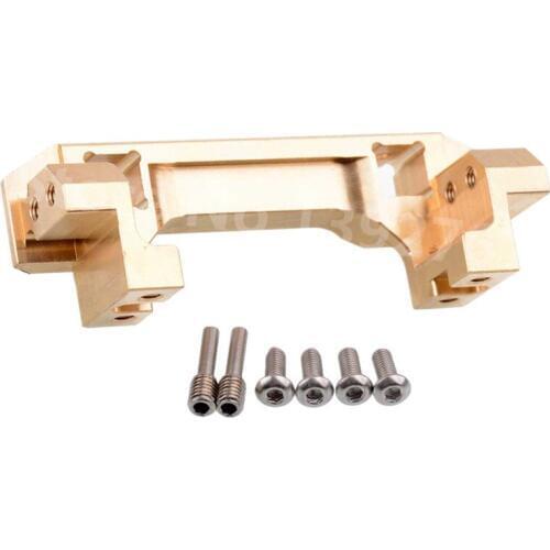 RC Cars TRX4 Brass Steering Gear Front Bumper Servo Mount Front Rudder Rack For 1/10 1:10 RC Rock Crawler Truck Traxxas TRX-4 T4