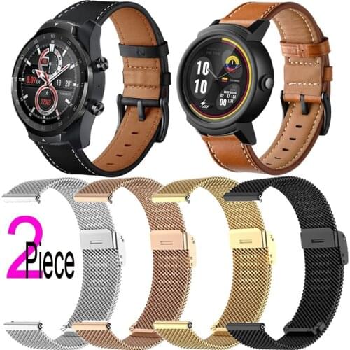 Milanese Strap For Ticwatch E2 S2 2 e Pro 3 lte Pro 2021 2020 2019 4g lte Bracelet Watchband Leather Wristband Smart Watch Band