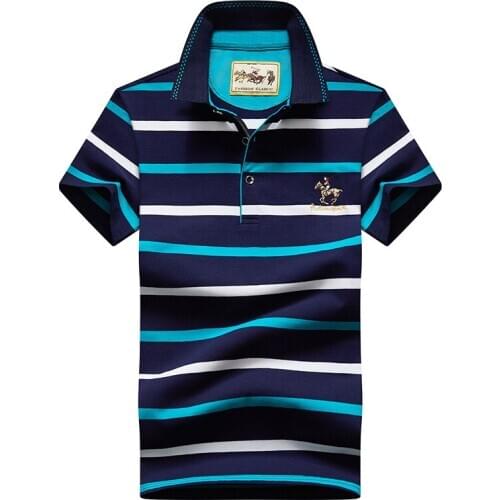 High Quality Striped 3D Embroidery Polo Shirt Casual Polo Shirts mens Short sleeve polo shirt 2020 New Arrival polosshirt