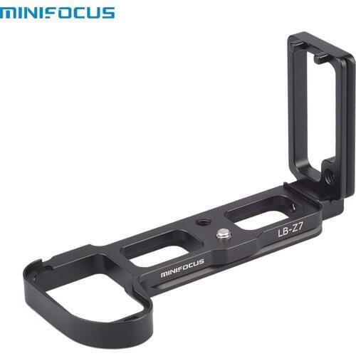 MINIFOCUS Z6 Z7 L-Bracket Shoot Hand Grip, Cage Holder Compatible for Nikon Z6 Z7 Camera Body, Quick Release Z6 Z7 L Plate