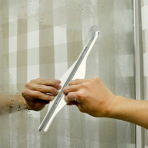 Bathroom Mirror Wiper Glass Mirror Clean Brush Suction Cup Flat Window Glass Fog Brush Bathroom Accessories Cleaner Squeegee