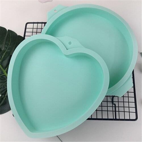 Heart Shaped Cake Pan Silicone Bakeware Baking Mold Tray Molds Kitchen Baking Accessories