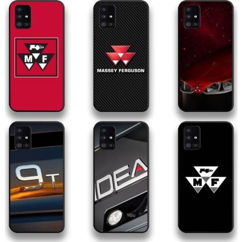 Tractors Massey Ferguson Logo Phone Case For Samsung Galaxy A21S A01 A11 A31 A81 A10 A20E A30 A40 A50 A70 A80 A71 A51 5G