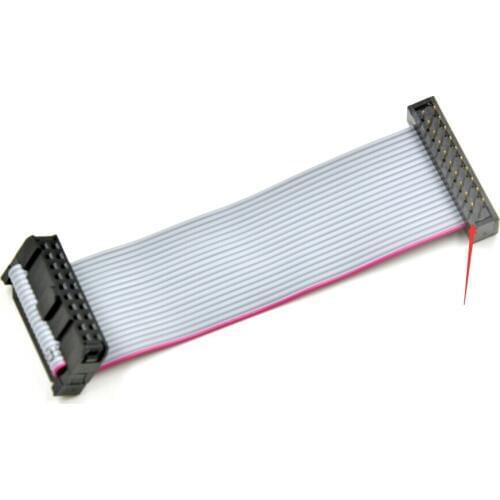 100pcs IDC ribbon cable 6 8 10 14 16 20 26 34 40 50 60 64 Pin PCB DIP Tail Male Plug to IDC Socket Adapter Customized