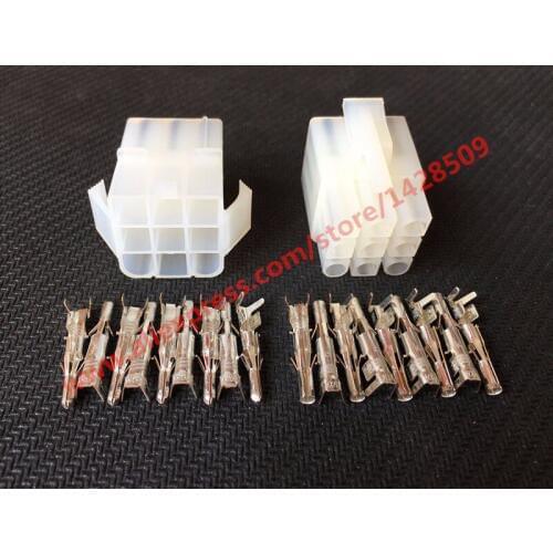 20 Sets 9 Pin 9 Way Female And Male Big Tamiya Connector Kits Large Tamiya L6.2 6.2MM Socket Plug