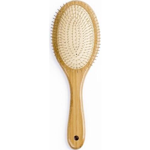 250mm Wooden Bamboo Comb Scalp Air Massage Hair Care Anti-Static Detangling Cushion Hair Steel Needle Brush Hairdressing Tools
