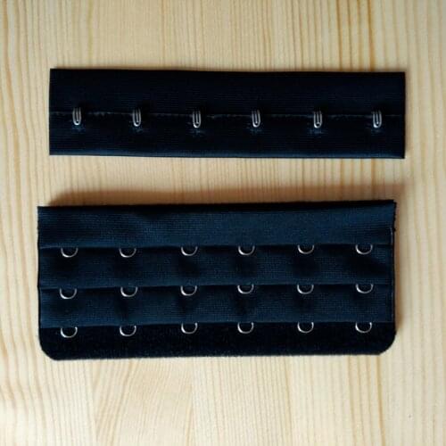 50 Sets/lot 3x6cm 11.4cm Bra Extender Hook Eye Buckle Button Waist Belt Underwear Fitness Shapewear Women Clothing Accessories