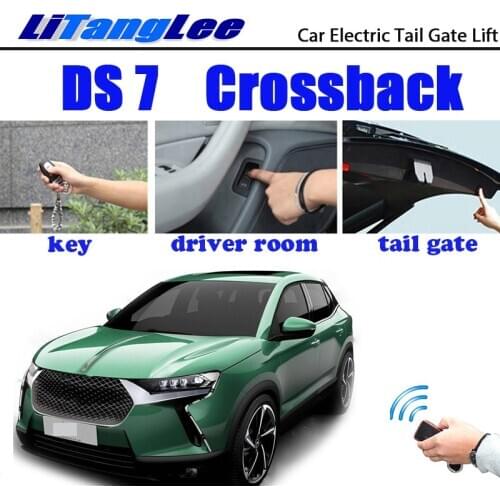LiTangLee Car Electric Tail Gate Lift Tailgate Assist System For Citroen DS 7 Crossback 2018~2020 Remote Control Trunk Lid