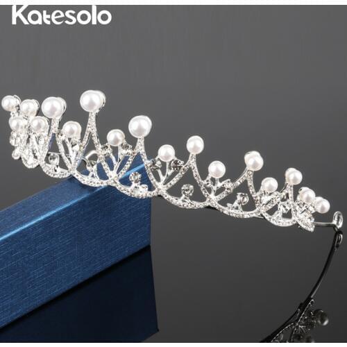 Shiny Women Girl Wedding Diadem Tiara & Crown Luxury Baroque Flower Heart Hairwear Hair Jewelry Queen Accessories 2019