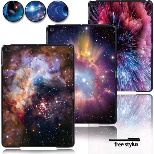 Anti-fal Shockproof Hard Shell Tablet Protective Case for Apple IPad 2019 7th 10.2 Inch with Different Space Pattern and Colorss