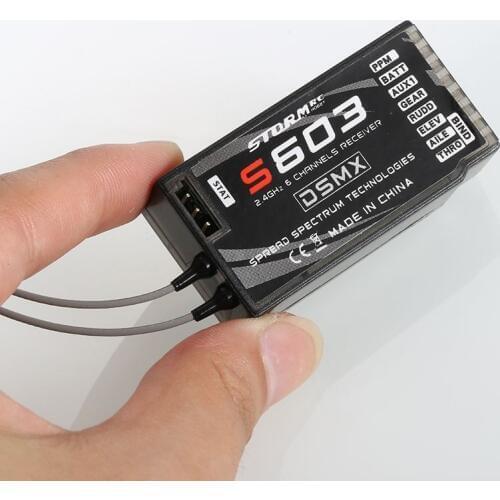 S603 2.4GHz Digital Spread Modulation 6CH Receiver For DX6i JR DX7 JR RC Transmitter