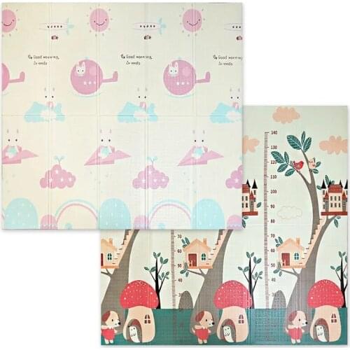 High elasticity Child Baby Play Mat Foldable Thickened XPE Foam Folding Crawling Pad Game Carpet Easy Clean