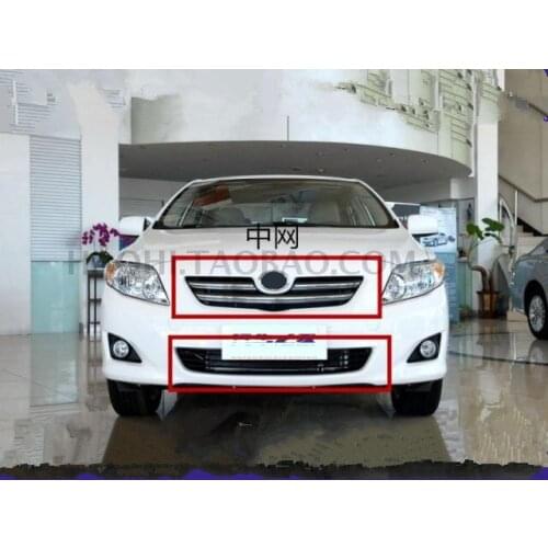 For Toyota Corolla Front Racing Grills Air Mesh 2007 2008 2009 DA014