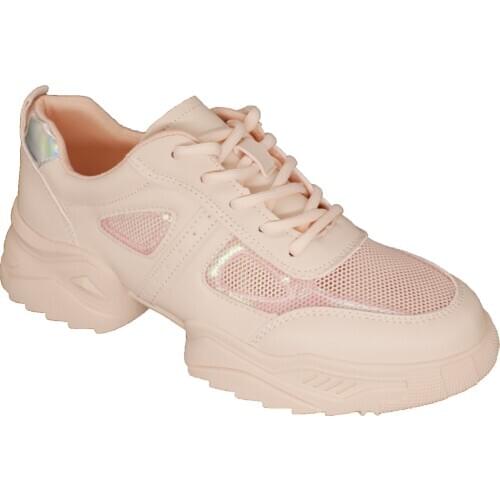 Girls Breathable Causal Fashion Sneakers with Thin Net Surface Reflectective Strip Soft Sole for Summer/Fall Running Sport Shoes