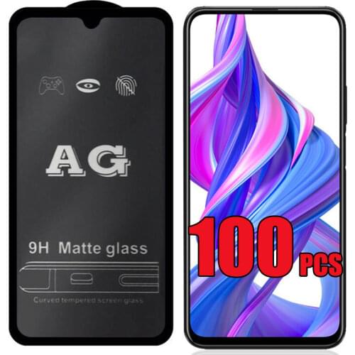 100pcs AG Matte Tempered Glass Screen Protector Flim Premium For Huawei P50 P40 Lite E Mate 40 30 Y5P Y6P Y7P Y8P Y8S Y7A Y9A
